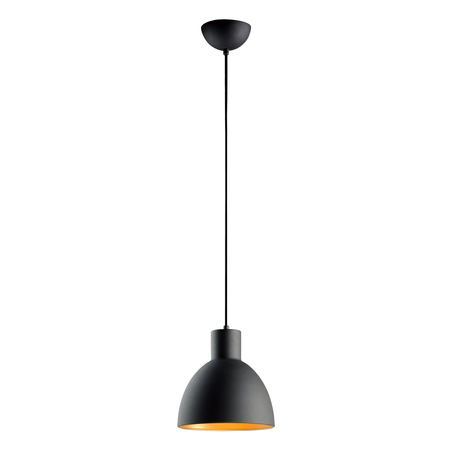 MAXIM Cora 1-Light 8.75" Wide Black / Gold Pendant Light 11022BKGLD